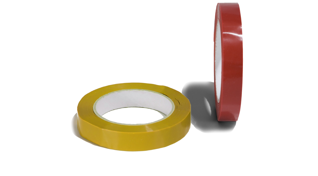 red and yellow Mopp tape